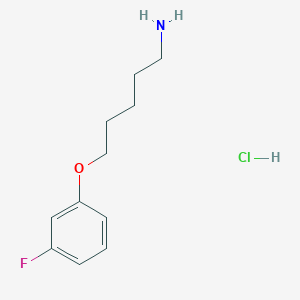 5-(3-Fluorophenoxy)pentan-1-amine hydrochloride
