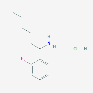 1-(2-Fluorophenyl)hexan-1-amine hydrochloride