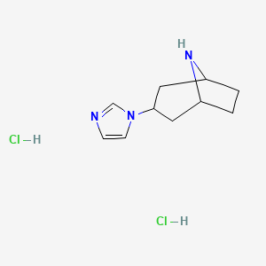 3-(1H-imidazol-1-yl)-8-azabicyclo[3.2.1]octane dihydrochloride