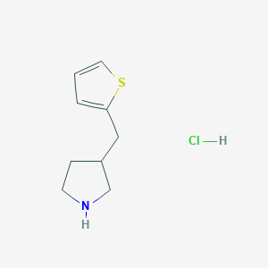 3-(Thiophen-2-ylmethyl)pyrrolidine hydrochloride