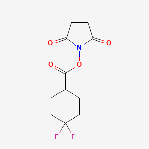 2,5-Dioxopyrrolidin-1-yl 4,4-difluorocyclohexanecarboxylate