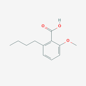 molecular formula C12H16O3 B14457683 2-Butyl-6-methoxybenzoic acid CAS No. 72216-31-0