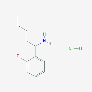 1-(2-Fluorophenyl)pentan-1-amine hydrochloride