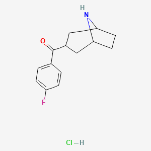 (8-Azabicyclo[3.2.1]octan-3-yl)(4-fluorophenyl)methanone hydrochloride