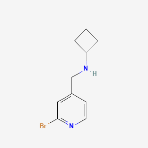 molecular formula C10H13BrN2 B1445791 N-[(2-溴吡啶-4-基)甲基]环丁胺 CAS No. 1365812-57-2