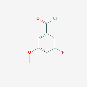 molecular formula C8H6ClFO2 B1445796 3-Fluoro-5-methoxybenzoyl chloride CAS No. 1092789-19-9