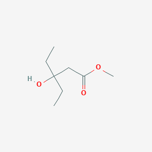 molecular formula C8H16O3 B14457981 Methyl 3-ethyl-3-hydroxypentanoate CAS No. 74126-51-5