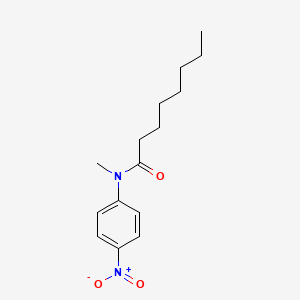 molecular formula C15H22N2O3 B14458019 N-Methyl-N-(4-nitrophenyl)octanamide CAS No. 67522-14-9