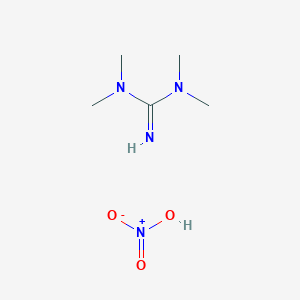 molecular formula C5H14N4O3 B14458039 Nitric acid;1,1,3,3-tetramethylguanidine CAS No. 69932-20-3