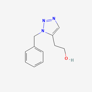 molecular formula C11H13N3O B1445806 2-(3-Benzyltriazol-4-yl)ethanol CAS No. 1619971-58-2