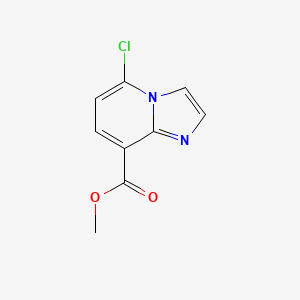 molecular formula C9H7ClN2O2 B1445815 Methyl 5-chloroimidazo[1,2-a]pyridine-8-carboxylate CAS No. 1402911-36-7