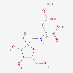 molecular formula C10H16NNaO9 B14458294 Monosodium N-(1-deoxy-D-fructos-1-yl)-L-aspartate CAS No. 68473-94-9