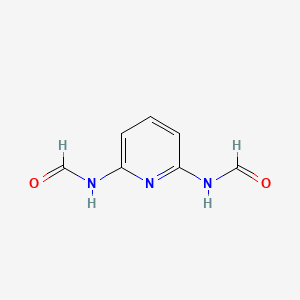 molecular formula C7H7N3O2 B14458335 N,N'-Pyridine-2,6-diyldiformamide CAS No. 72966-90-6