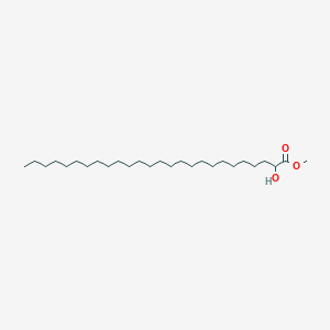 molecular formula C27H54O3 B14458341 Methyl 2-hydroxyhexacosanoate CAS No. 72741-91-4