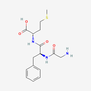 molecular formula C16H23N3O4S B14458440 Glycyl-L-phenylalanyl-L-methionine CAS No. 72072-08-3