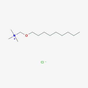 molecular formula C13H30ClNO B14458476 N,N,N-Trimethyl(nonyloxy)methanaminium chloride CAS No. 73448-44-9