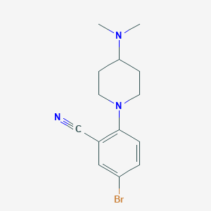 5-Bromo-2-(4-(dimethylamino)piperidin-1-yl)benzonitrile