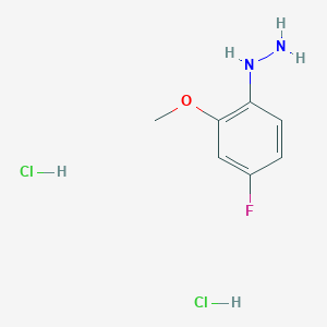 (4-Fluoro-2-methoxyphenyl)hydrazine dihydrochloride