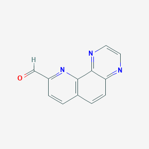 Pyrido[2,3-f]quinoxaline-9-carbaldehyde