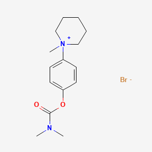 molecular formula C15H23BrN2O2 B14458532 N-(4-Hydroxyphenyl)-N-methylpiperidinium bromide dimethylcarbamate (ester) CAS No. 67361-02-8