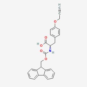 molecular formula C27H23NO5 B1445855 Fmoc-L-Tyr(propargyl)-OH CAS No. 1204595-05-0