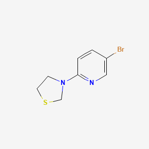 3-(5-Bromopyridin-2-yl)thiazolidine