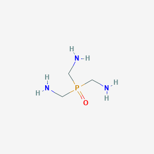 molecular formula C3H12N3OP B14458598 Bis(aminomethyl)phosphorylmethanamine CAS No. 71619-88-0