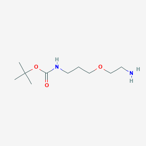 molecular formula C10H22N2O3 B1445860 tert-butyl N-[3-(2-aminoethoxy)propyl]carbamate CAS No. 912849-75-3