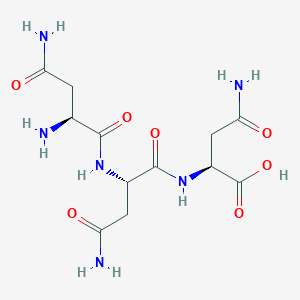 molecular formula C12H20N6O7 B14458635 L-Asparagine, L-asparaginyl-L-asparaginyl- CAS No. 69356-48-5