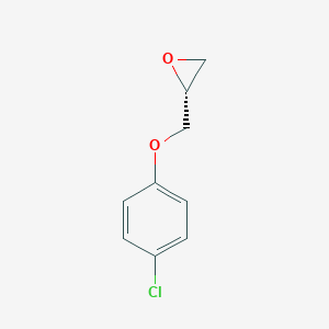 molecular formula C9H9ClO2 B144587 (R)-2-((4-Chlorophenoxy)methyl)oxirane CAS No. 129098-58-4