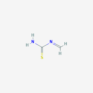 molecular formula C2H4N2S B14458711 Thiourea, methylene- CAS No. 74830-81-2