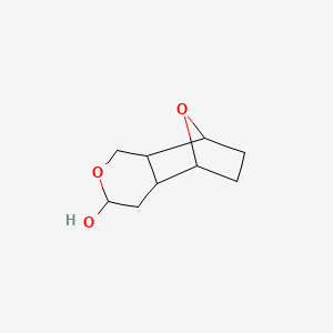 molecular formula C9H14O3 B14458733 Octahydro-1H-5,8-epoxy-2-benzopyran-3-ol CAS No. 74868-25-0