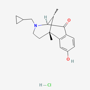 molecular formula C18H24ClNO2 B14458744 Ketazocine hydrochloride CAS No. 71697-05-7