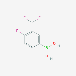 (3-(Difluoromethyl)-4-fluorophenyl)boronic acid