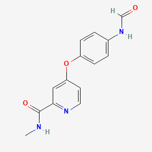 4-[4-(Formylamino)phenoxy]-N-methyl-2-pyridinecarboxamide