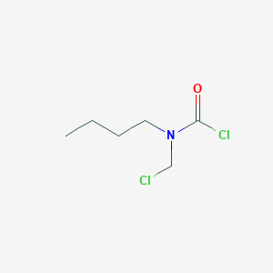 molecular formula C6H11Cl2NO B14458903 Butyl(chloromethyl)carbamyl chloride CAS No. 70498-14-5
