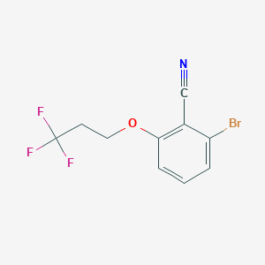 2-Bromo-6-(3,3,3-trifluoropropoxy)benzonitrile