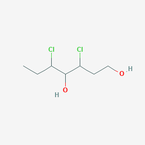 molecular formula C7H14Cl2O2 B14458927 3,5-Dichloroheptane-1,4-diol CAS No. 72241-58-8