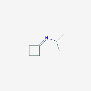 molecular formula C7H13N B144590 N-propan-2-ylcyclobutanimine CAS No. 823-10-9