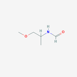 molecular formula C5H11NO2 B14459125 N-(1-Methoxypropan-2-yl)formamide CAS No. 73579-09-6
