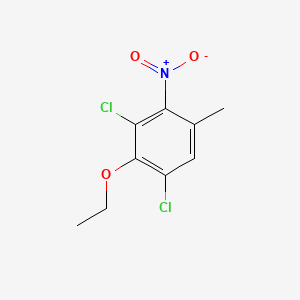 molecular formula C9H9Cl2NO3 B14459126 3,5-Dichloro-4-ethoxy-2-nitrotoluene CAS No. 67828-38-0