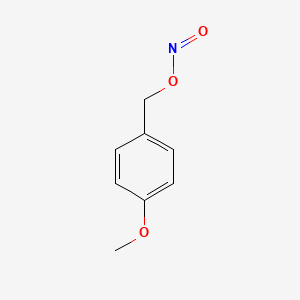 molecular formula C8H9NO3 B14459175 (4-methoxyphenyl)methyl Nitrite CAS No. 67764-30-1