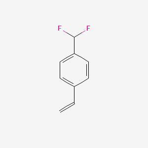 molecular formula C9H8F2 B1445921 1-(difluoromethyl)-4-ethenylbenzene CAS No. 1548183-93-2