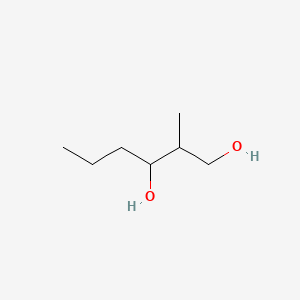 molecular formula C7H16O2 B14459212 1,3-Hexanediol, 2-methyl- CAS No. 66072-21-7