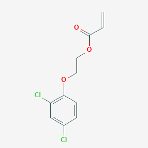 molecular formula C11H10Cl2O3 B14459215 2-(2,4-Dichlorophenoxy)ethyl prop-2-enoate CAS No. 74388-74-2