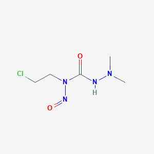 molecular formula C5H11ClN4O2 B14459219 N-(2-Chloroethyl)-2,2-dimethyl-N-nitrosohydrazine-1-carboxamide CAS No. 74532-84-6