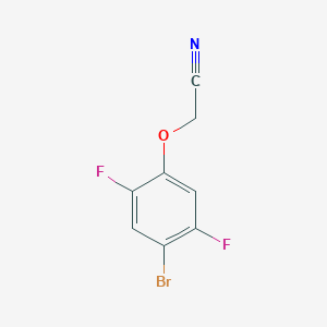 molecular formula C8H4BrF2NO B1445922 2-(4-Bromo-2,5-difluoro-phenoxy)acetonitrile CAS No. 1379301-44-6