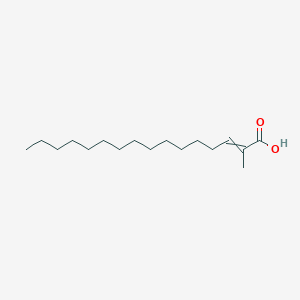 molecular formula C17H32O2 B14459312 2-Methylhexadec-2-enoic acid CAS No. 72120-32-2