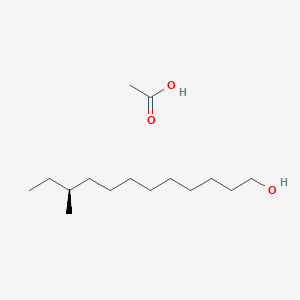 molecular formula C15H32O3 B14459374 acetic acid;(10S)-10-methyldodecan-1-ol CAS No. 71777-35-0