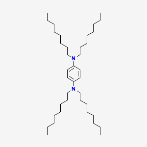 molecular formula C38H72N2 B14459381 N~1~,N~1~,N~4~,N~4~-Tetraoctylbenzene-1,4-diamine CAS No. 69070-41-3